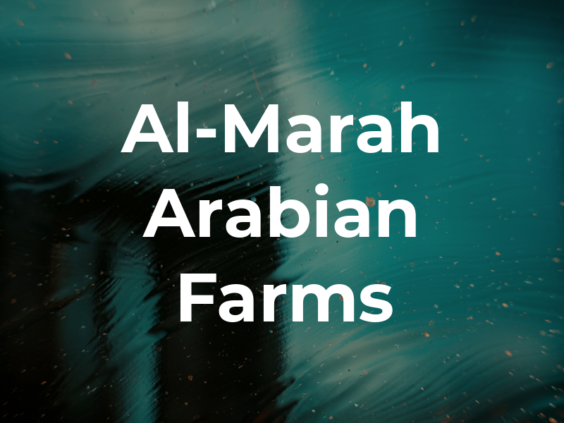 Al-Marah Arabian Farms