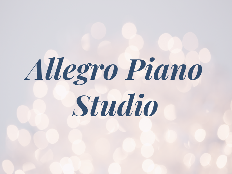 Allegro Piano Studio