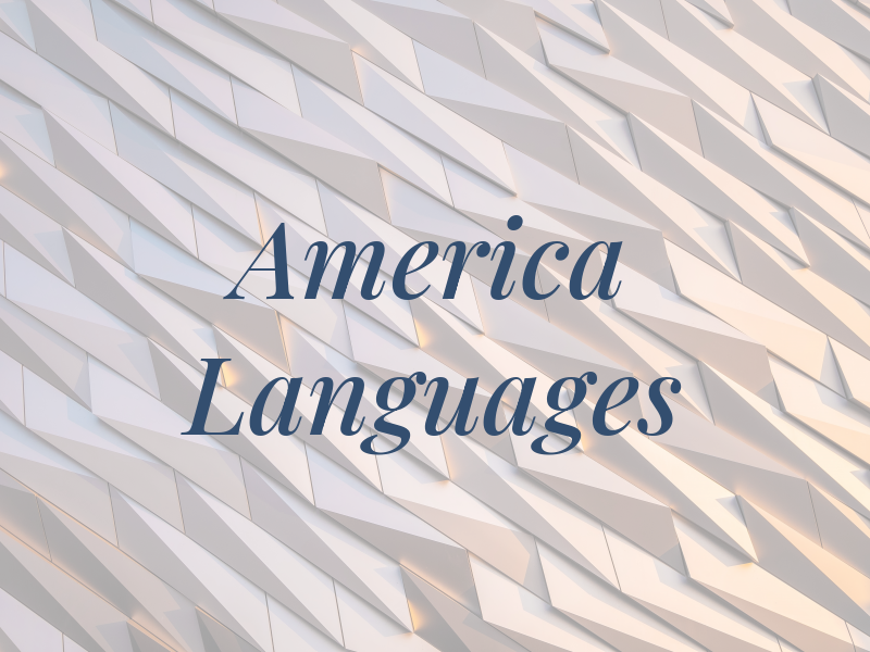 America Languages