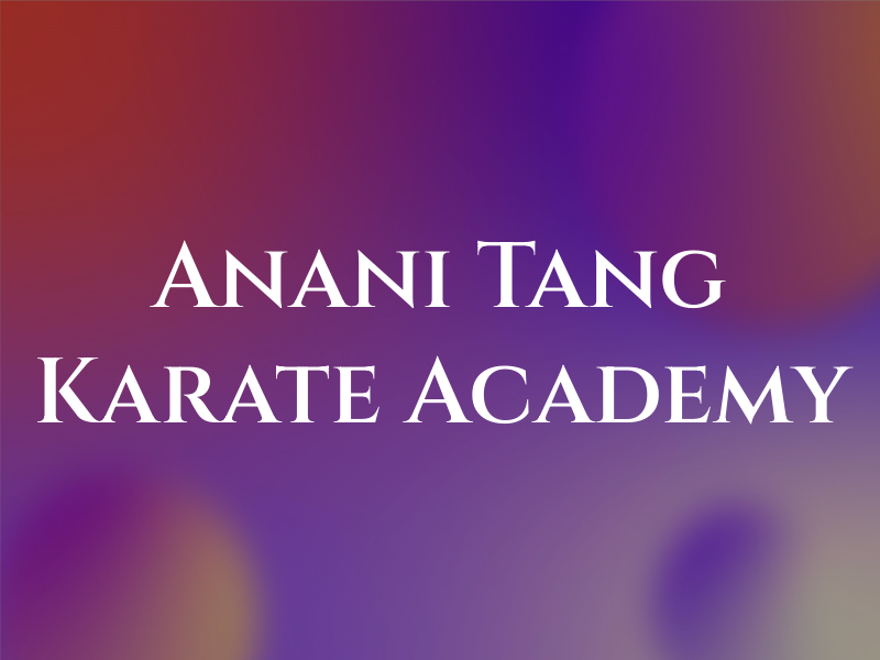 Anani Tang Soo Do Karate Academy