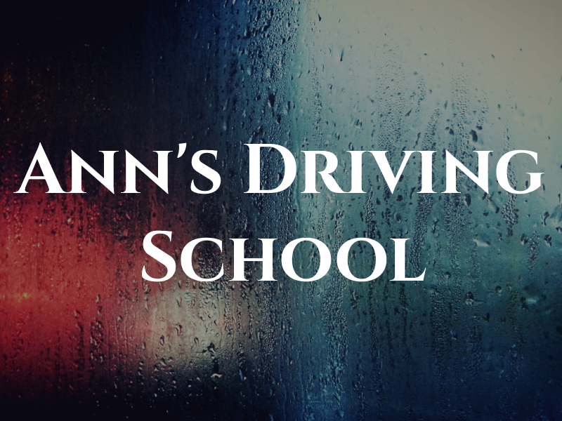 Ann's Driving School