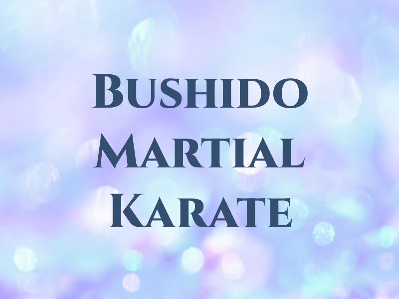 Bushido Martial Art Karate