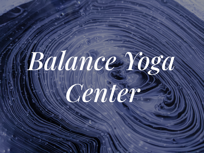 Balance Yoga Center