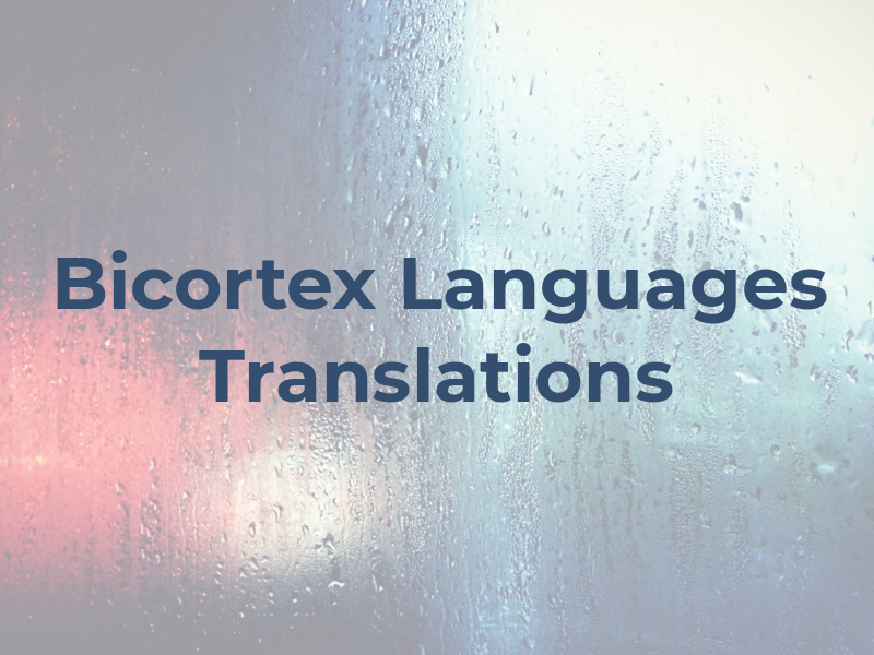 Bicortex Languages and Translations
