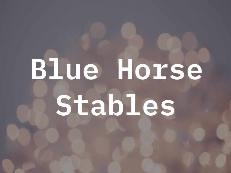 Blue Horse Stables LLC
