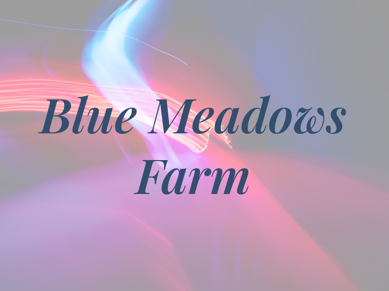 Blue Meadows Farm