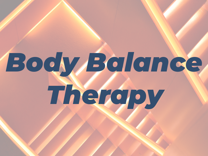 Body In Balance Therapy