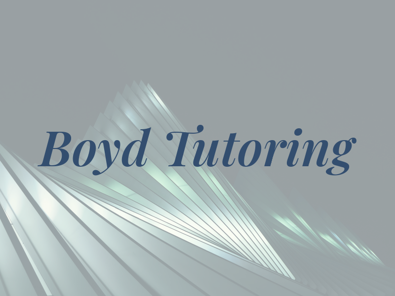 Boyd Tutoring