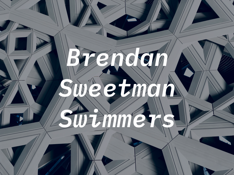 Brendan Sweetman Swimmers