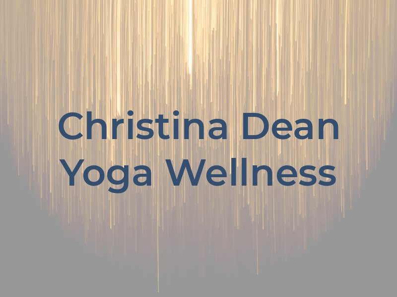 Christina Dean Yoga and Wellness