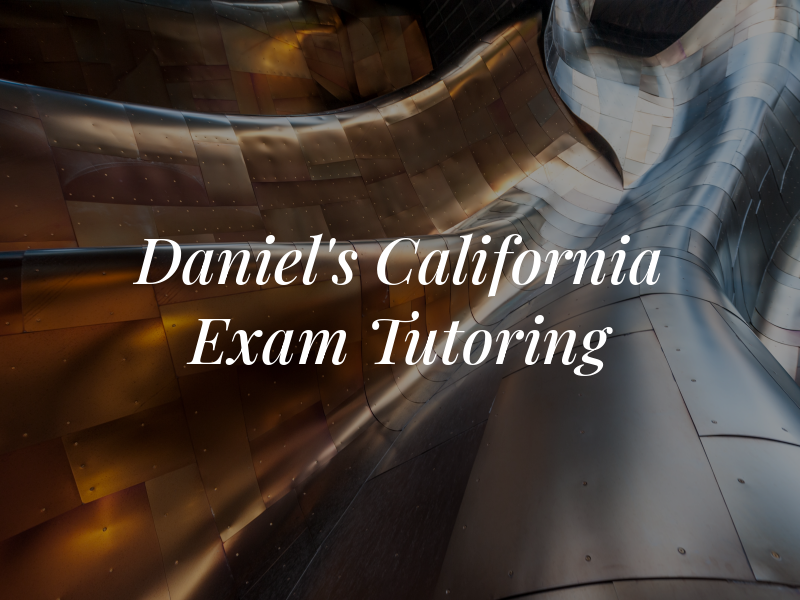 Daniel's California Bar Exam Tutoring