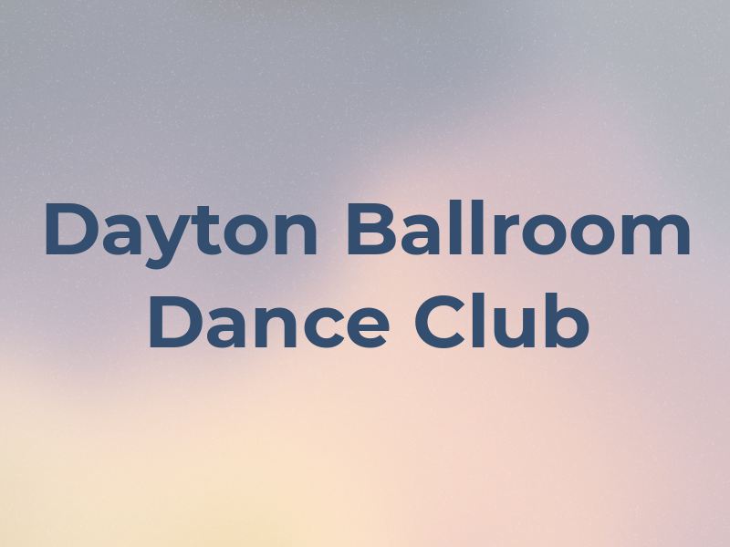 Dayton Ballroom Dance Club