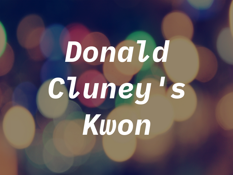Donald Mc Cluney's Tae Kwon DO