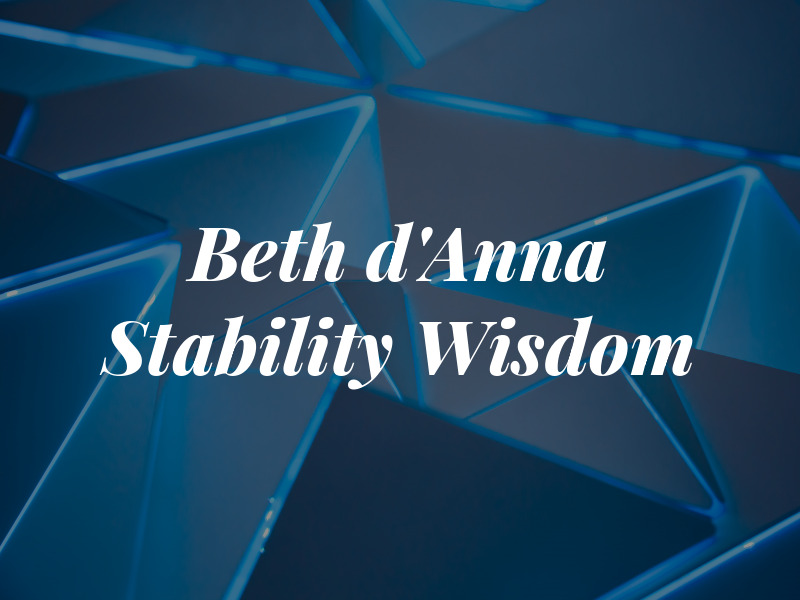 Dr. Beth d'Anna / Stability Wisdom