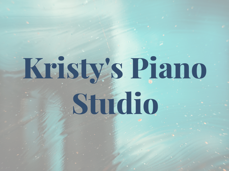 Dr. Kristy's Piano Studio