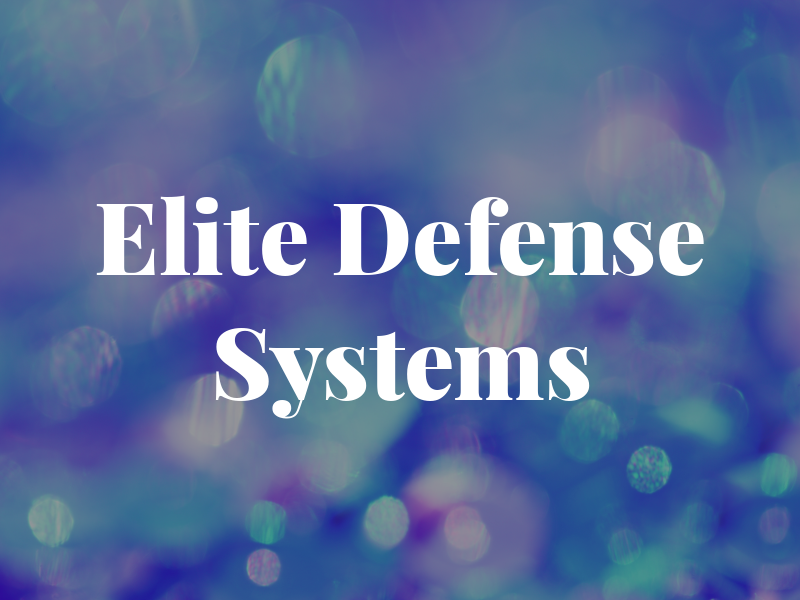 Elite Defense Systems