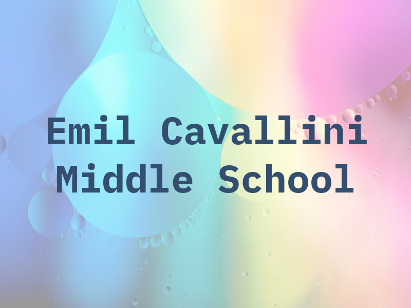 Emil A. Cavallini Middle School