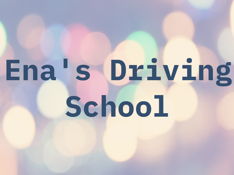 Ena's Driving School