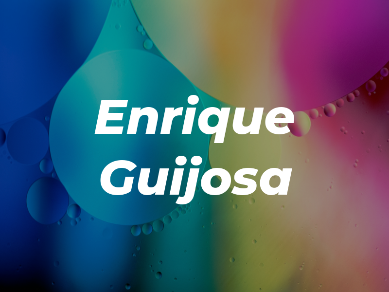 Enrique Guijosa