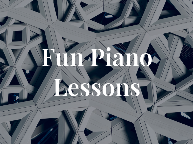 Fun Piano Lessons