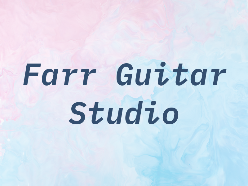 Farr Guitar Studio