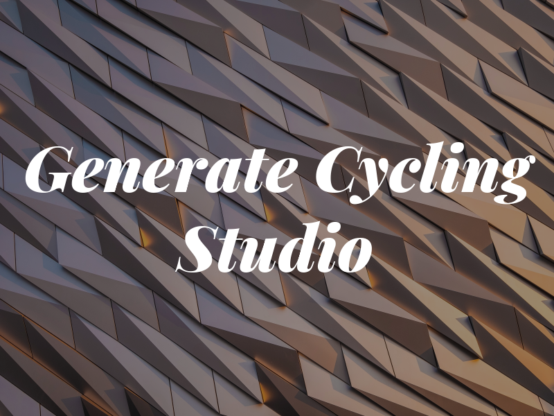 Generate Cycling Studio