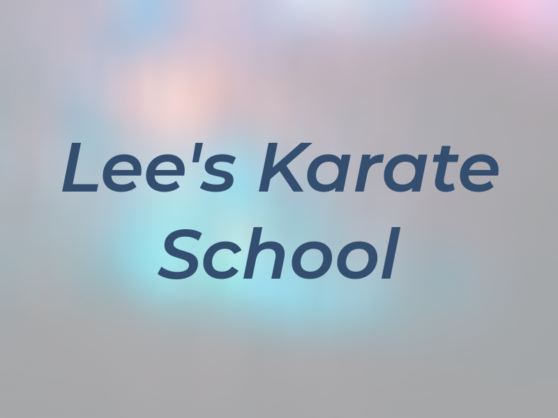 H S Lee's Karate School