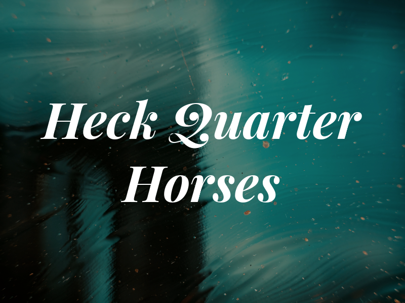 Heck Yea Quarter Horses