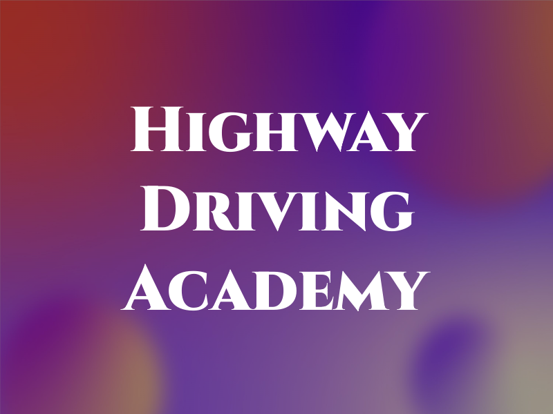 Highway Man Driving Academy