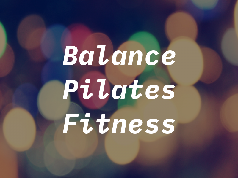 In Balance Pilates and Fitness