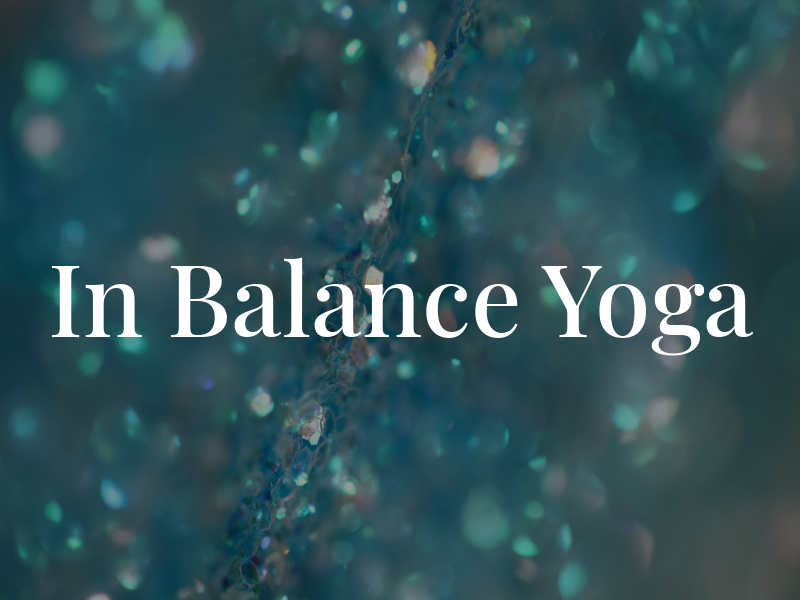 In Balance Yoga