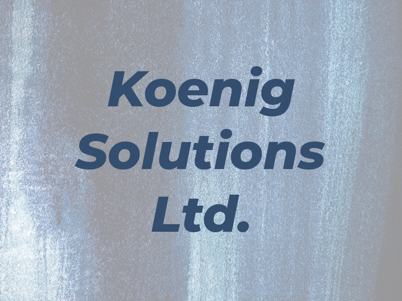 Koenig Solutions Ltd.