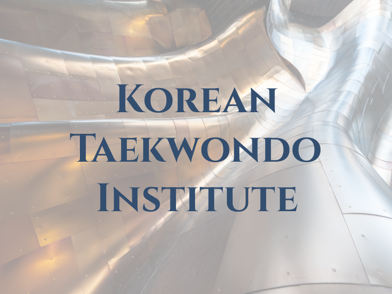Korean Taekwondo Institute