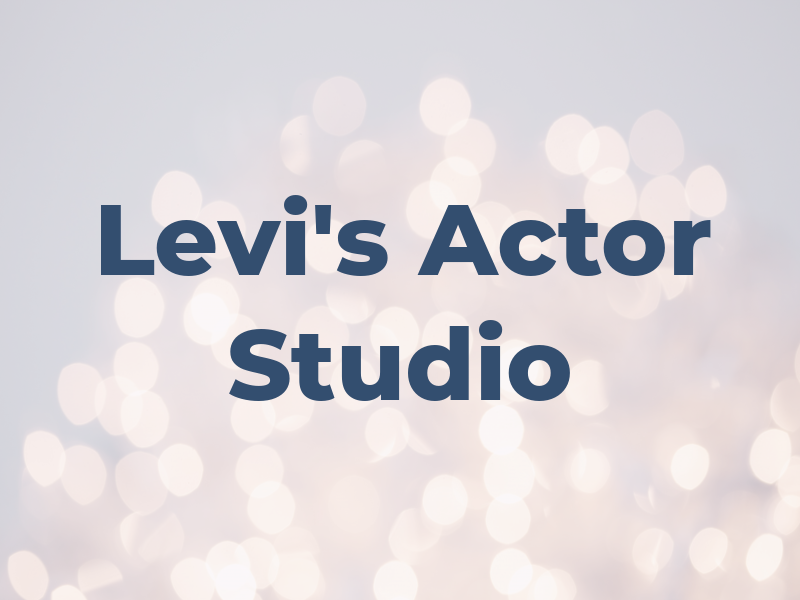 Levi's Actor Studio