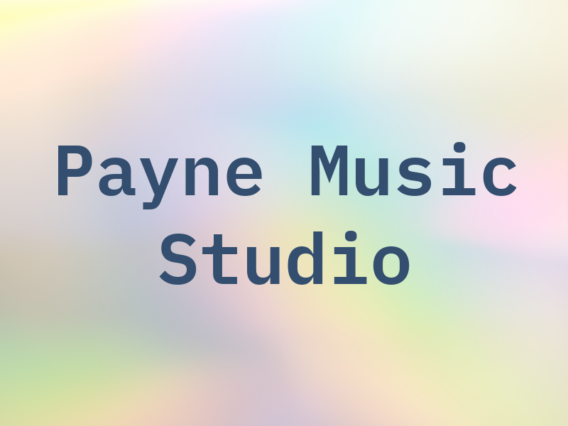Payne Music Studio