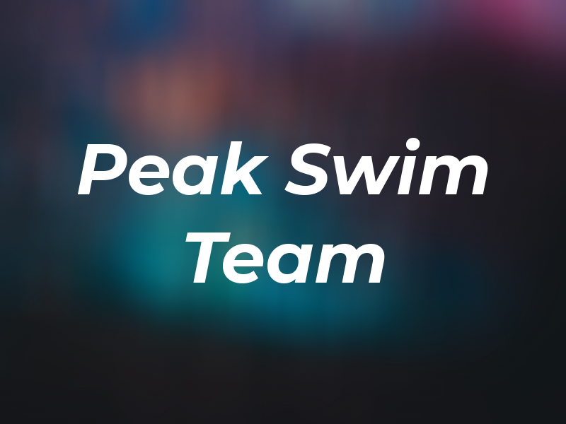 Peak Swim Team