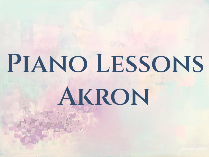 Piano Lessons Akron
