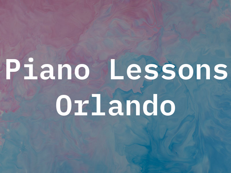 Piano Lessons Orlando