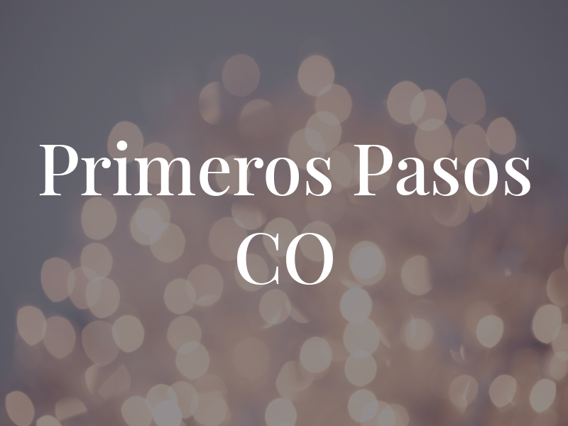 Primeros Pasos CO