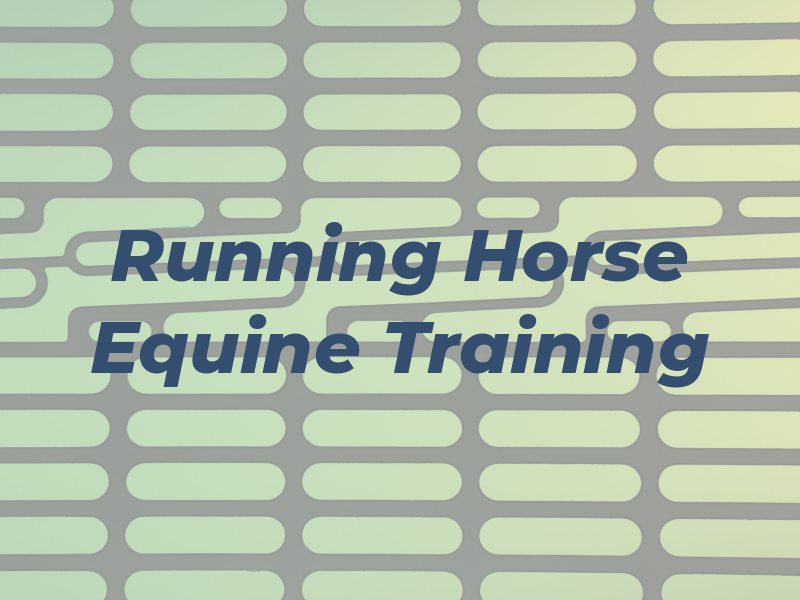 Running Horse Equine Training