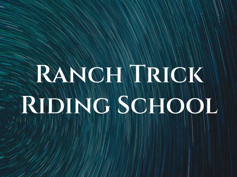 Red Top Ranch Trick Riding School