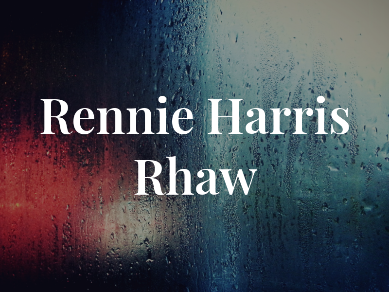 Rennie Harris Rhaw