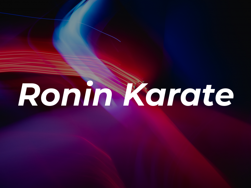 Ronin Karate