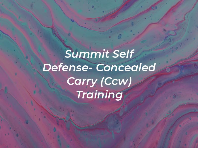 Summit Self Defense- Concealed Carry (Ccw) Training
