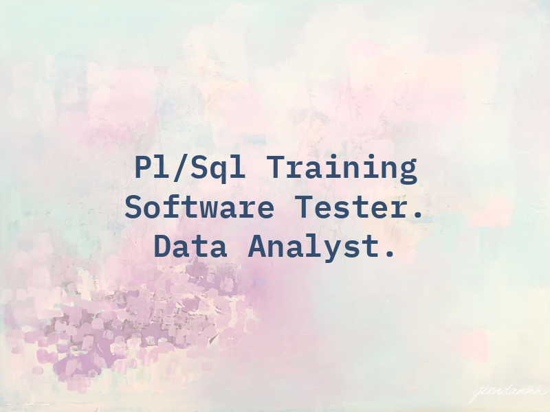 SQL and Pl/Sql Training For Software Tester. Data Analyst.
