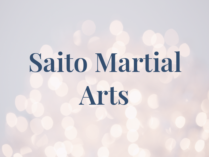 Saito Martial Arts