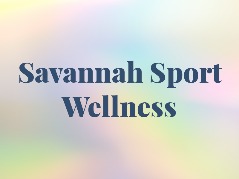 Savannah Sport & Wellness