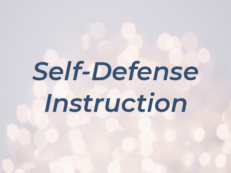 Self-Defense Instruction