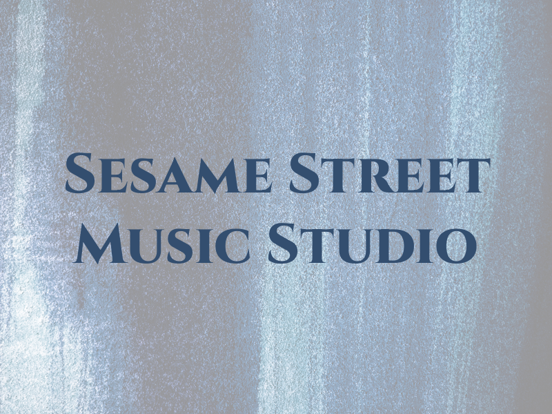 Sesame Street Music Studio