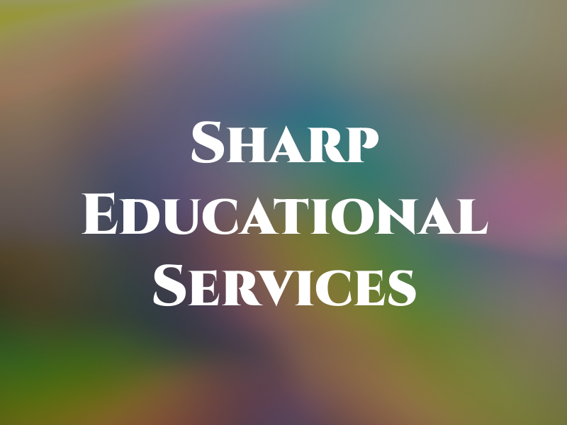 Sharp Educational Services